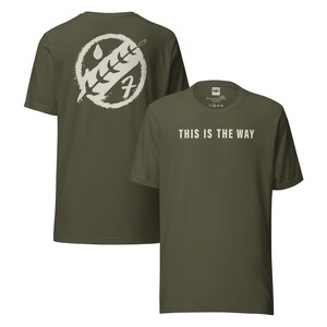 This Is The Way Shirt, Clan Fett Tee, Mandalorian Inspired Shirt, Bounty Hunter Mando T-Shirt, Minimalist Sci Fi Streetwear