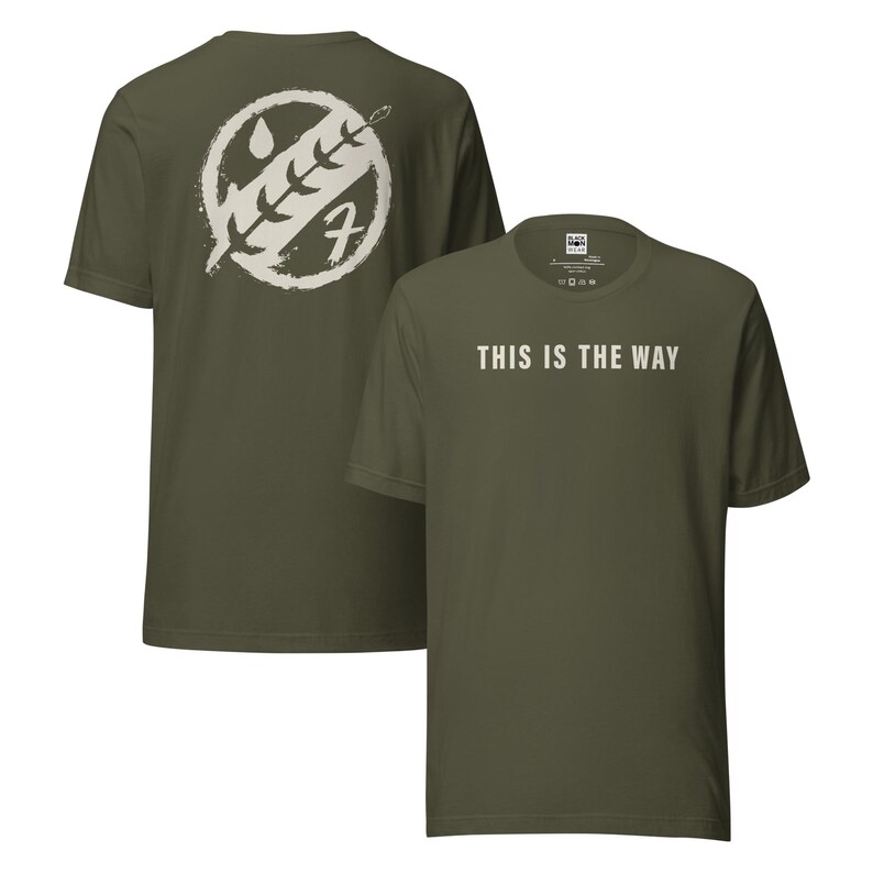 This Is The Way Shirt, Clan Fett Tee, Mandalorian Inspired Shirt, Bounty Hunter Mando T-Shirt, Minimalist Sci Fi Streetwear