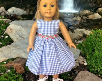 Summer 18 Inch Doll Dress Fits American Doll sizes 18 inch Doll clothes Doll Dress