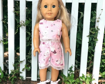 Top & Shorts, doll clothes, doll dress, 18 inch doll clothes, American Girl doll, our generation doll