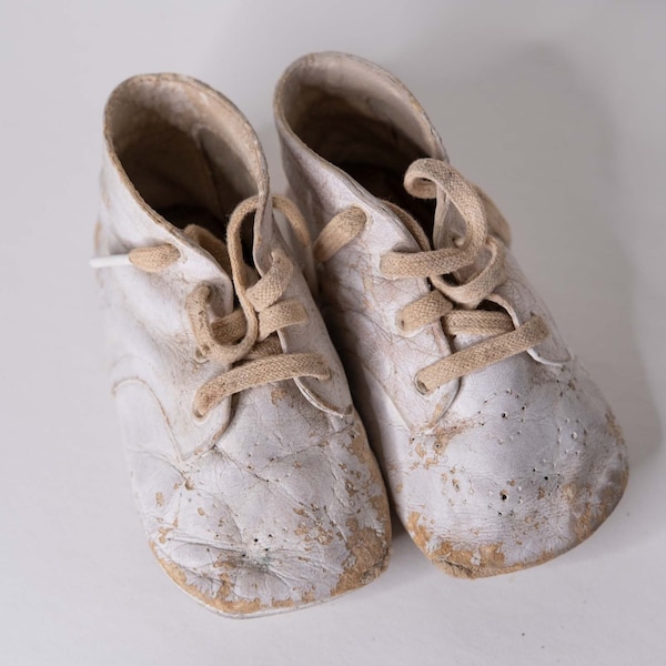 1950s Baby Shoes | Penney's Baby Shoes | Antique Baby Shoes