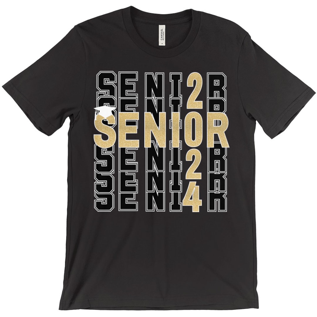 Senior 2024 T-shirt Class of 2024 High School Graduation Gift College ...