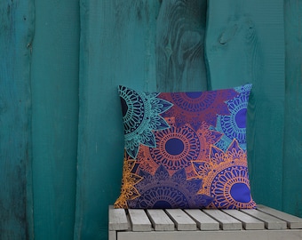 Chic Bohemian Insprired Pillow |  Boho Bliss Premium Pillow | Multi Sizes | Home Decor | Gift Idea