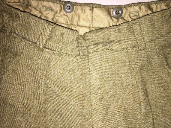 Wool Pants | Army Pants | Wool | Army Green | Trou