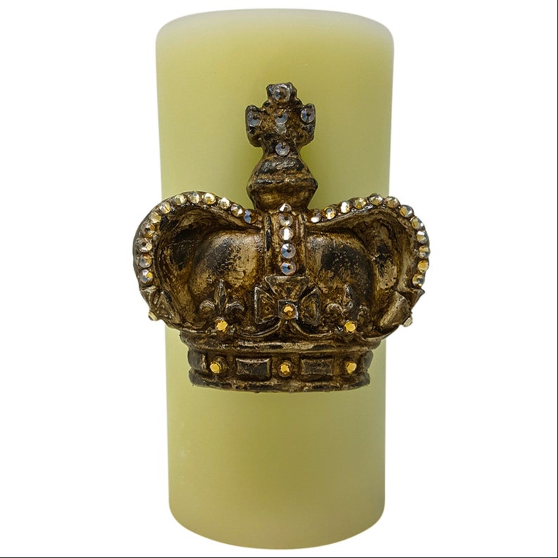 Crown Candle Pin/Candle Jewelry/Candle Accessory Etsy