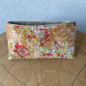 Estuche, estuche gafas, bolso pequeño, neceser maquillaje, monedero, botánico, viburnum, regalo