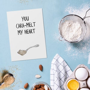 Mi sciogli il cuore, biglietto Great British Bake Off, biglietto per amico o fidanzata, biglietto per marito o fidanzato, biglietto di San Valentino