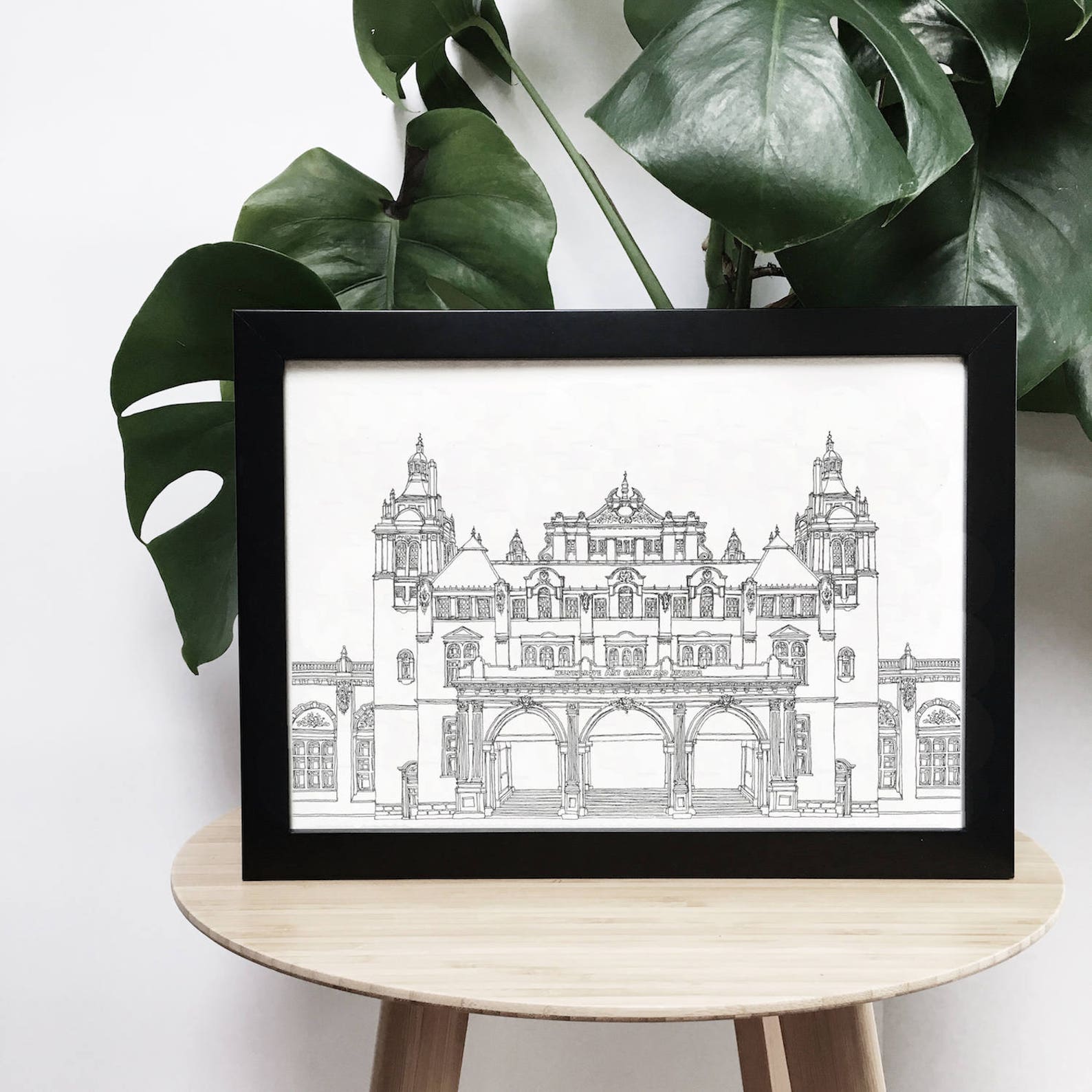 Kelvingrove Glasgow City Monochrome Print Glasgow Travel Gift Glasgow