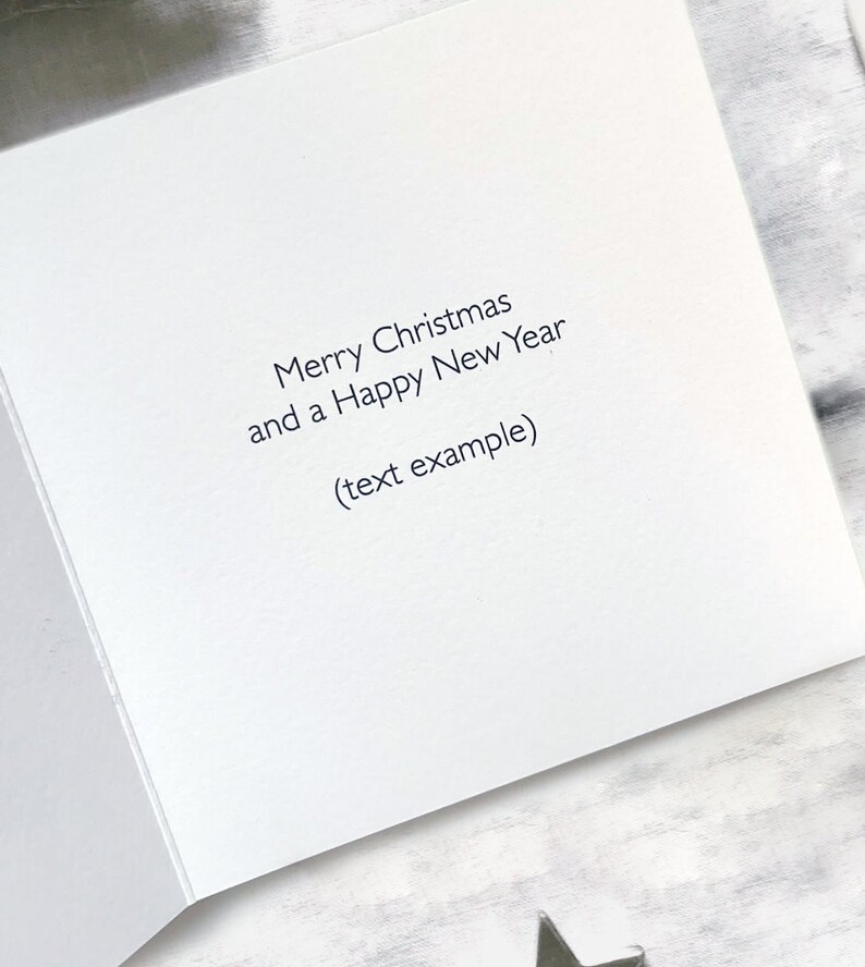 Cartões de Natal com guirlanda Jingle Bells, frutas de inverno, Natal mínimo, Natal Scandi, pacote de cartões de Natal, cartões de Natal, cartão de felicitações imagem 6