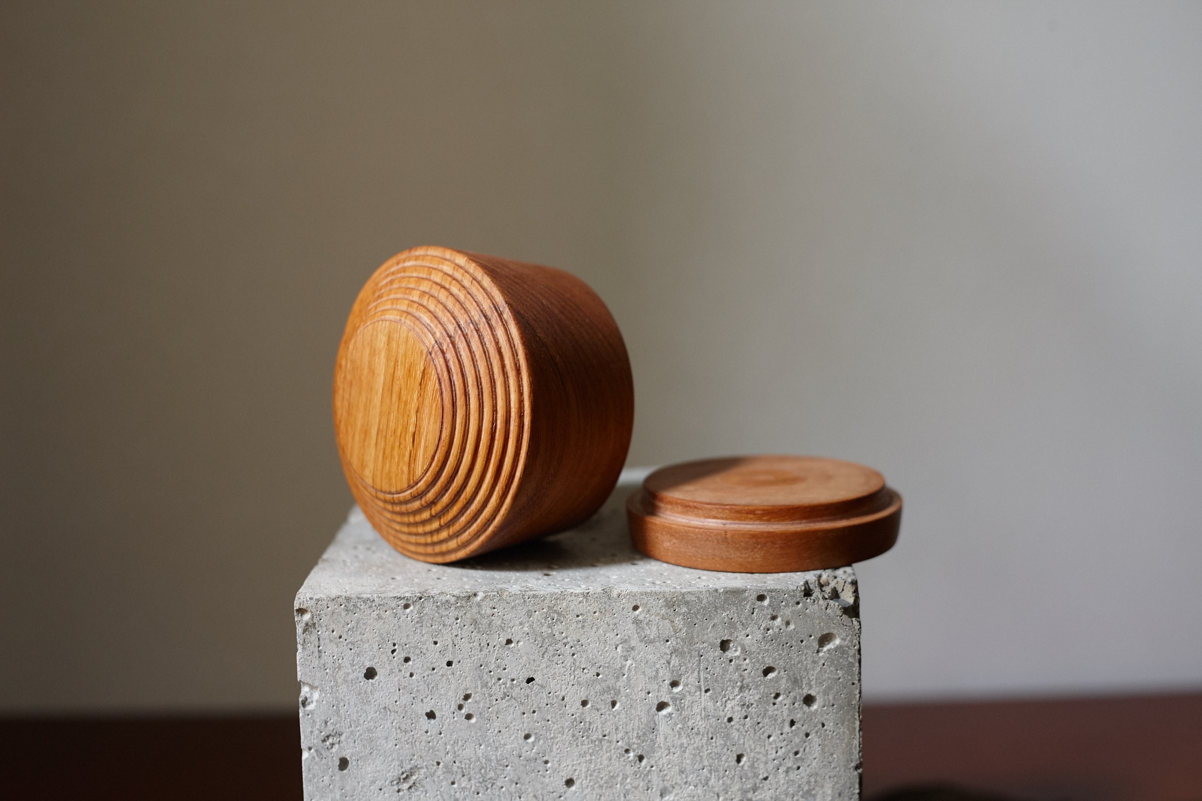 Style 03 Wooden Salt and Pepper Box/Cellar Without Divider Etsy
