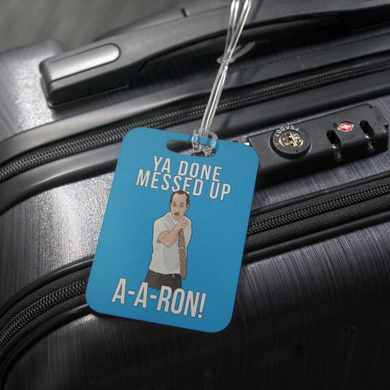 Ya hecho confundido A-A-Ron personalizado equipaje etiqueta | Etsy México
