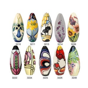 Light Pull Ceramic Blind Handle Floral or Art Deco Old Tupton Ware Noon Storm Wisteria Summer Boutique Brand New