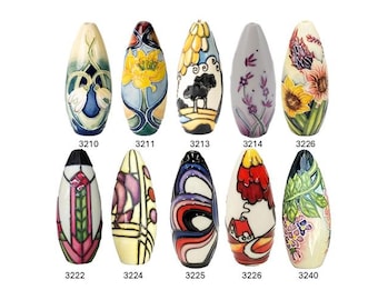 Light Pull Ceramic Blind Handle Floral or Art Deco Old Tupton Ware Noon Storm Wisteria Summer Boutique Brand New