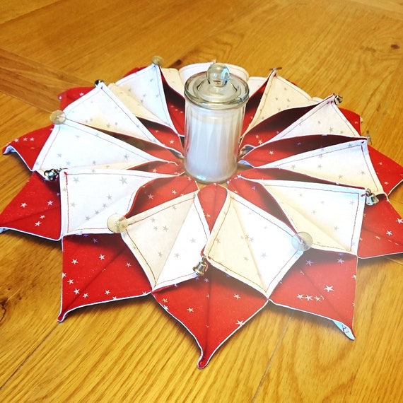 PDF Pattern Folded Candle Mat Christmas Candle Mat Etsy