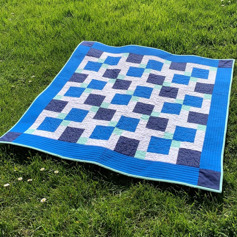 PDF Pattern Disappearing Nine Patch Quilt Etsy