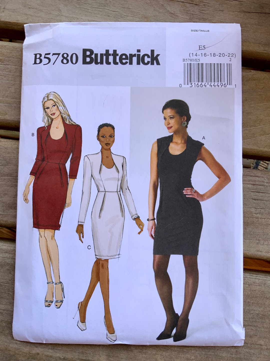 Butterick 5780 Misses Uncut Factory-fold Sewing Pattern Size - Etsy