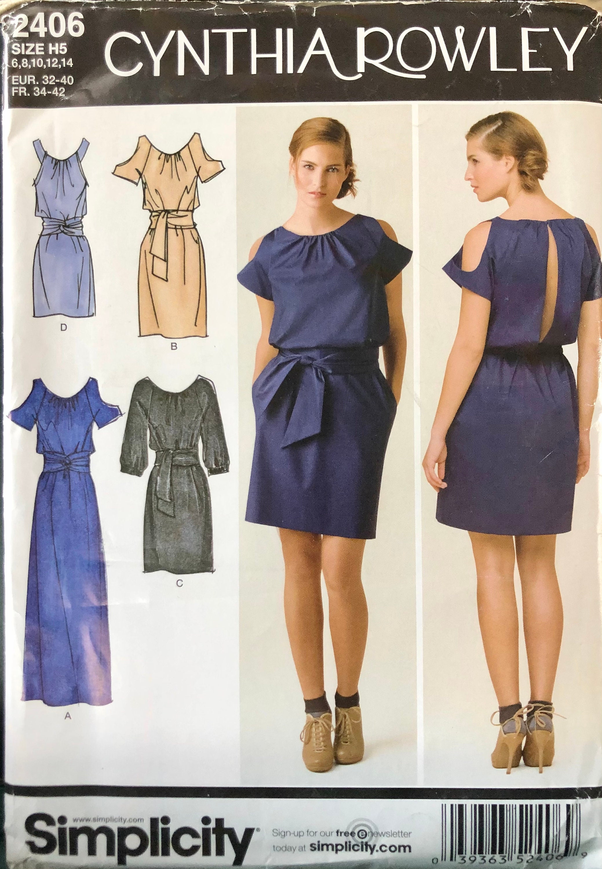 Simplicity 2406 Misses Uncut Factory-fold Sewing Pattern Size - Etsy