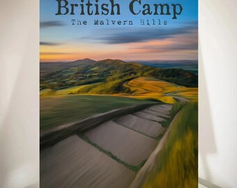 Malvern Hills, British Camp Print