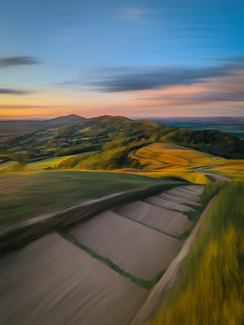 Malvern Hills, British Camp Print image 3