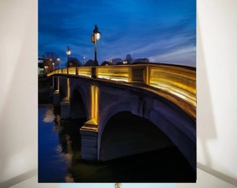 Worcester Bridge Print