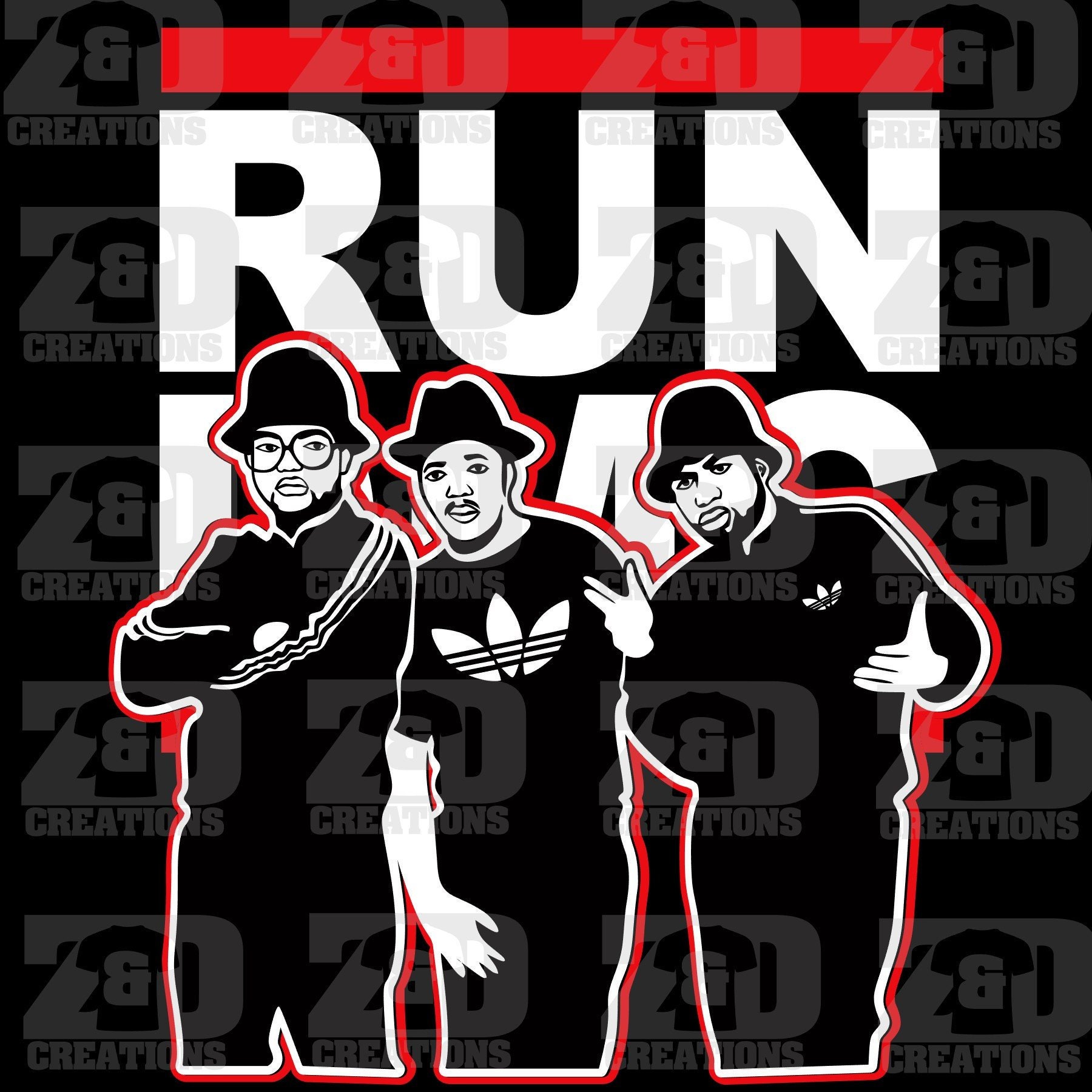 RUN DMC SVG Etsy