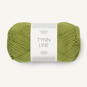 TYNN LINE Sandnes Garn Baumwolle, Viskose und Leinen Garne für Frühling-Sommer 50 g 220 Meter Fingering Garn