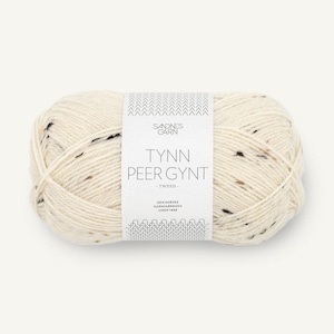 Hilo de lana noruega Sandnes Garn TYNN PEER GYNT, peso para calcetines, 50 g 205 m