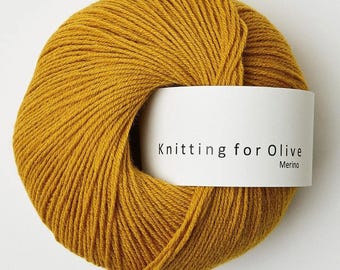 Knitting for Olive MERINO Mulesing Free Wool Fingering Weight Yarn (50g 273 Yards)