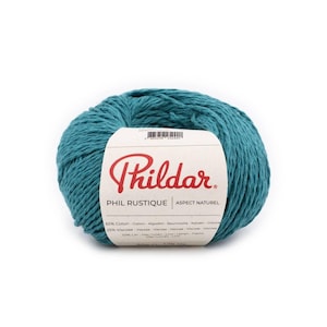Cotton blend yarn Phildar RUSTIQUE - Cotton, linen and viscose yarn - DK weight yarn - Summer crochet and knitting yarn - DK yarn