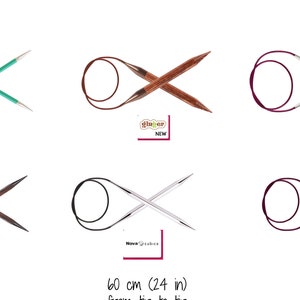 Fixed circular needles 60 cm 24 in Various FCN Knitting needles - Circular knitting needles - KnitPro Needles for knitting