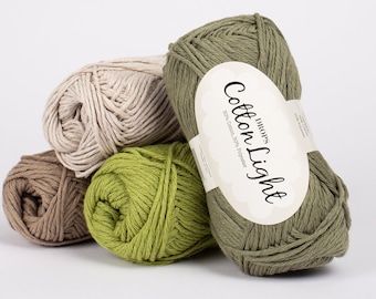 Cotton yarn, Crochet yarn, DK yarn, Worsted yarn, DROPS Cotton Light, Drops yarn, Crochet cotton yarn