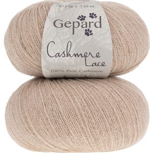 Cashmere lace yarn by gepard garn 25 g 330-350 meters || high quality knitting yarn, lace weight yarn