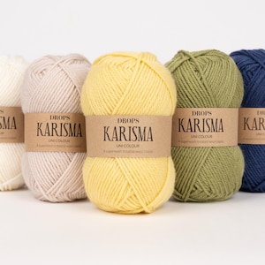 Superwash-wol DROPS KARISMA DK Weight-garen - 50 g, 109 yards