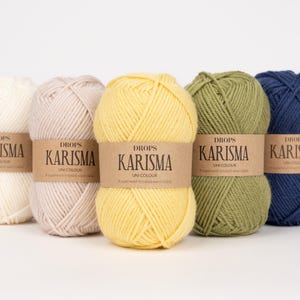 Superwash Wolle DROPS KARISMA DK Wolle - 50g