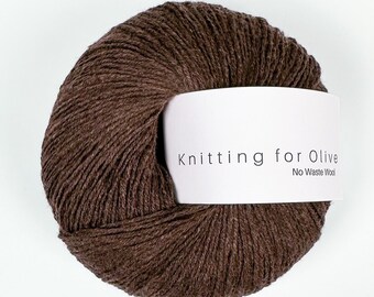 Knitting for Olive NO WASTE WOOL Recycled and Merino wool: Fingering weight yarn
