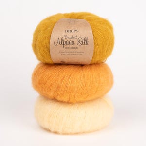 DROPS garen van geborstelde alpacazijde – Luxe pluizige mix om te breien