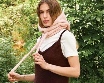 Padrão de tricô Sandnes Garn: Cachecol com capuz 2507 (impresso) - disponível apenas com fio Sandnes