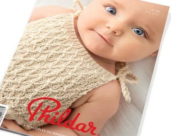 Tricot pour bébé - 19 modèles de tricot pour bébés du NB à 18 mois - 2022 Magazine de tricot en français PHILDAR n°212 - Dictionnaire anglais