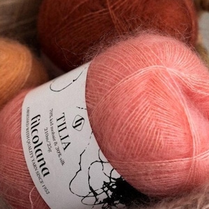 Filcolana TILIA, fils de dentelle de soie et mohair pour enfants, 25 g, 230 mètres