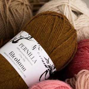 Filcolana PERNILLA Sockengarn, Peruanische Highland-Wolle (50g/191 Yards)
