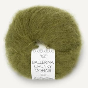Sandnes Garn BALLERINA Chunky Mohair, Poids au doigt, Mohair duveteux (50 g/135 m)