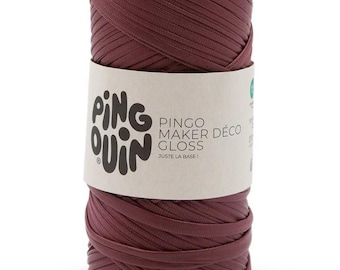 T-Shirt Yarn PINGO Maker Deco Gloss - Shiny Yarn for Crochet Bags & Baskets