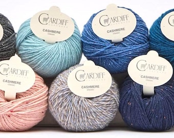 Cashmere CLASSIC yarn by Cardiff (Italy) - DK weight 25g 112 meters