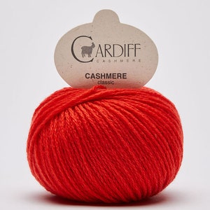 Cashmere CLASSIC yarn by Cardiff (Italy) - DK yarn - Cardiff Yarn - Cashmere yarn - 25 g - 112 meters