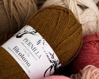 Hilo Filcolana PERNILLA para calcetines, lana de las tierras altas peruanas (50 g, 191 yardas)
