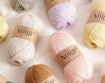 DROPS NORD Yarn - Soft Alpaca and Wool Blend for Knitting Socks