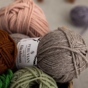 Filcolana PERUVIAN Wolle Garn, DK Gewicht, Mulesing-Frei, 50 Gramm 109 Meter pro Strang