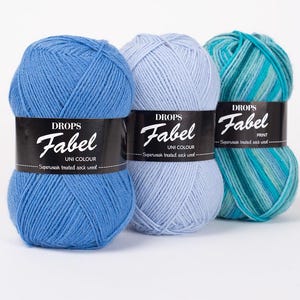 Self striping sock yarn - Gradient yarn - Wool blend sock yarn - Superwash yarn - Fingering yarn - Knitting wool yarn - Socks yarn