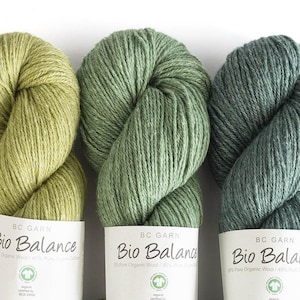 BC Garn Bio BALANCE GOTS Organic wool and cotton yarn 50 grams 225 meters (246 yards) Fingering weight yarn