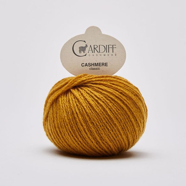 Cashmere CLASSIC Garn von Cardiff (Italien) - DK Garn - Cardiff Yarn - Kaschmirgarn - 25 g - 112 Meter